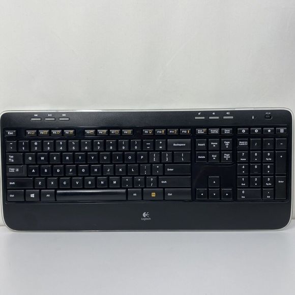 Logitech K520 Wireless Keyboard With Unifying USB Receiver Dongle. Tested Works - Picture 2 of 8